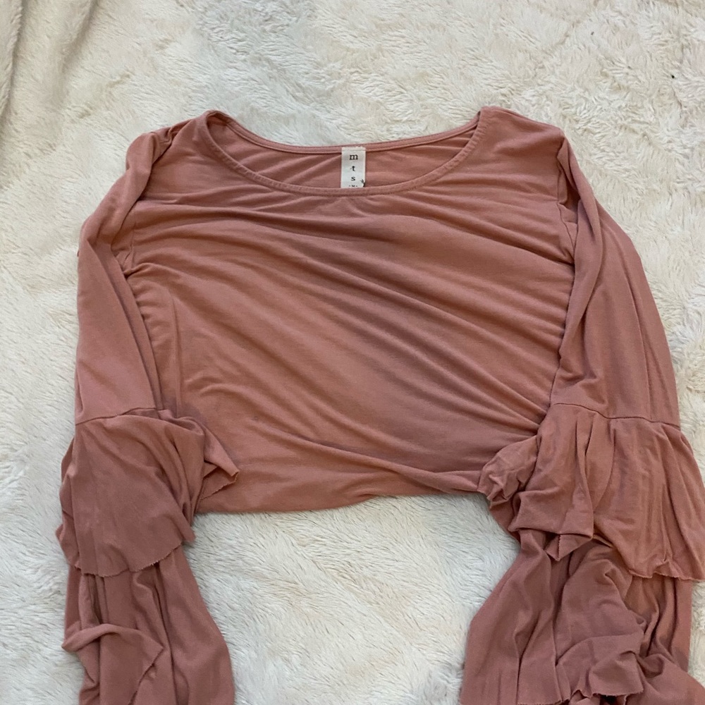 Long Pink too with Flair Sleeves